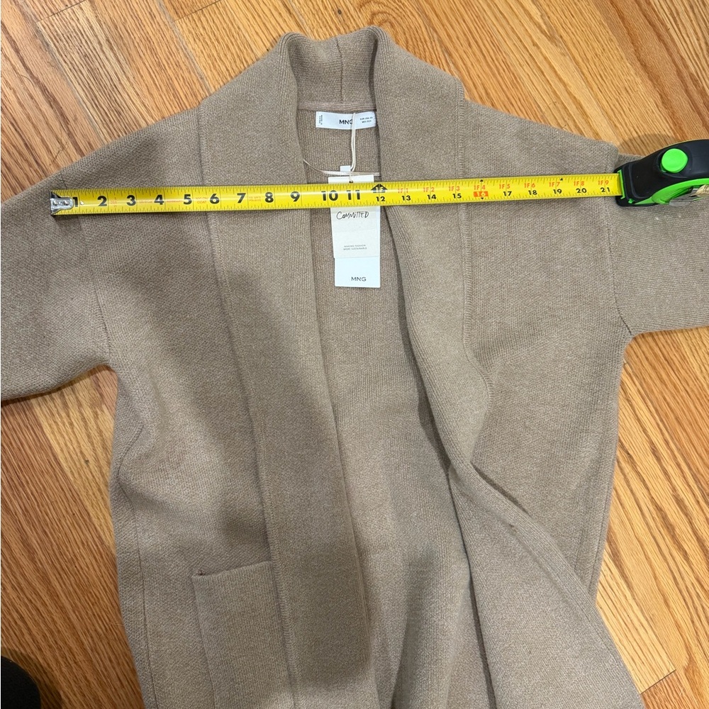 New with tag Mango MNG Ringo Coatigan sweater coat cardigan - Picture 8 of 13
